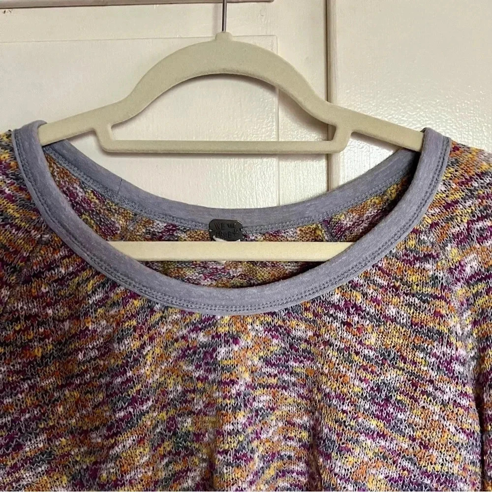 We The Free‎ Multi Colored Knit Sweater Size Large - Picture 2 of 11